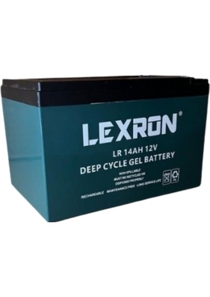 12V 14AH Deep Cycle Jel Akü