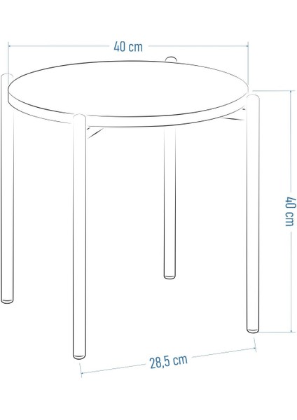 Ay Metal Çok Amaçlı Zigon Tabure (3 Adet) fırsatları