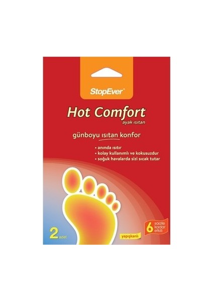 Hot Comfort Ayak Isıtan 2'li