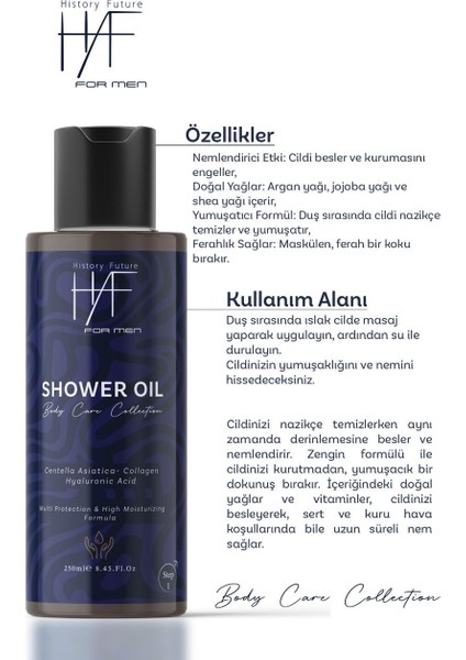Erkeklere Özel Derin Temizlik Ferahlatıcı Bakım Nemlendirici Etkili Besleyici Duş Jeli 250 ml indirimleri