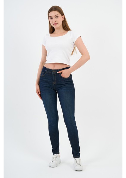 Özel Koleksiyon Skinny Jean Kadın Pantolon (21-Bynpn-Ca-11)