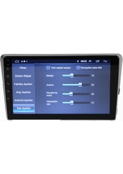 Smart Go Toyota Avensis 2003/2009 9 Inç 8-128 modelleri