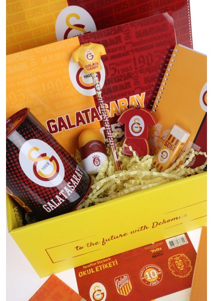 DEKOMUS ÖZEL KUTULU LİSANSLI GALATASARAY FULL + FULL PREMIUM OKUL VE KIRTASİYE SETİ fırsatları