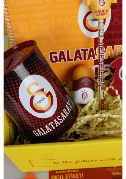 DEKOMUS ÖZEL KUTULU LİSANSLI GALATASARAY FULL + FULL PREMIUM OKUL VE KIRTASİYE SETİ