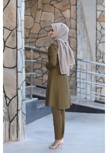 Pelerinli Takım Elbise MC0034 Haki modelleri
