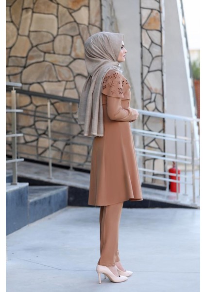 Pelerinli Takım Elbise MC0034 Taba modelleri