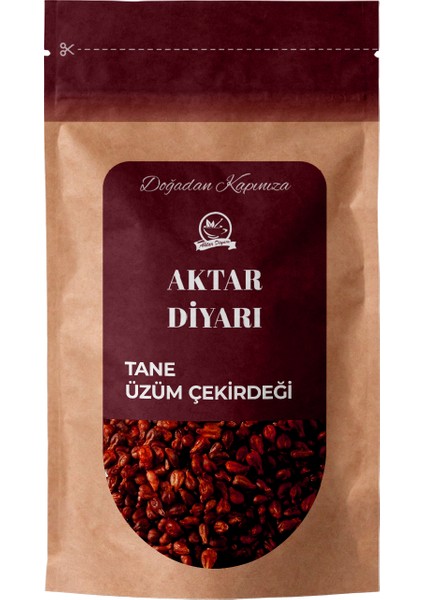 Üzüm Çekirdeği Tane 100 gr Aktar Diyarı