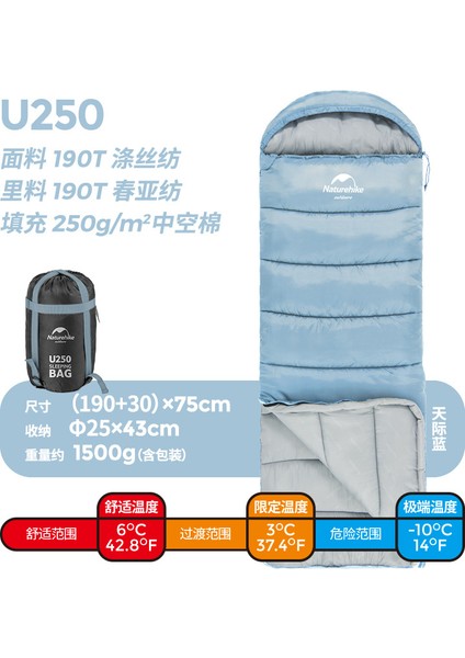 Uyku Tulumu Mavi U250