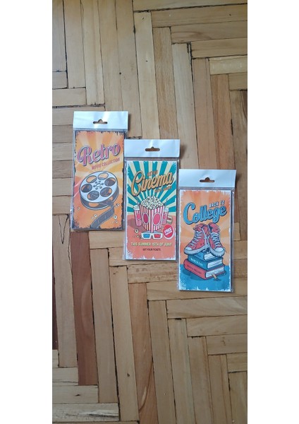 3 Adet 10 x 20 Ahşap Poster