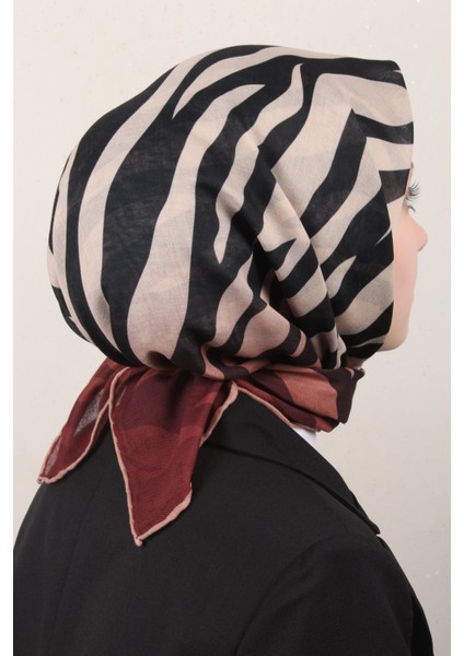 Pamuklu Soft Eşarp 4160-8 Taba