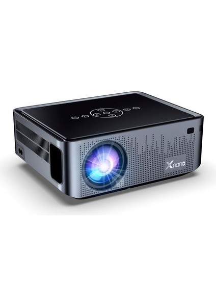 X1 Pro 1080P Full Hd, 4K LED Projeksiyon, Auto Focus, 12000 Lumen, Android, Dolby Audio, Wı-Fı, Bluetooth, Black