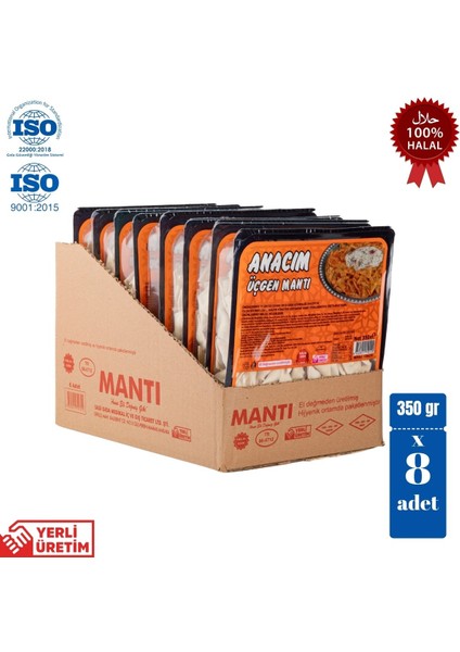 Anacım Eko Üçgen Mantı 8 x 350 gr