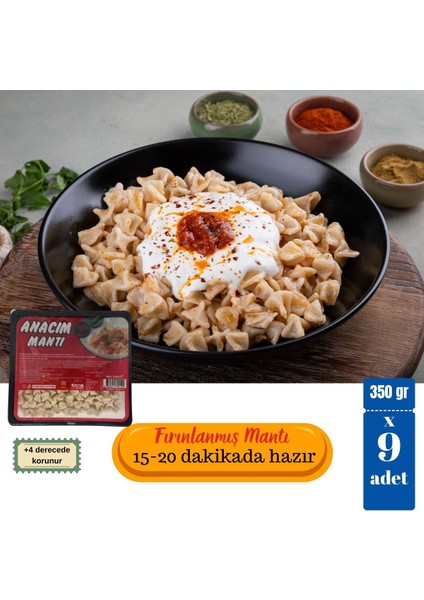 Anacım Eko Mantı 9 x 350GR