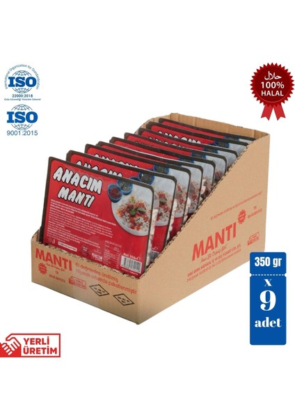 Anacım Eko Mantı 9 x 350GR