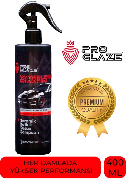 PROGLAZE Seramik Katkılı Susuz Şampuan