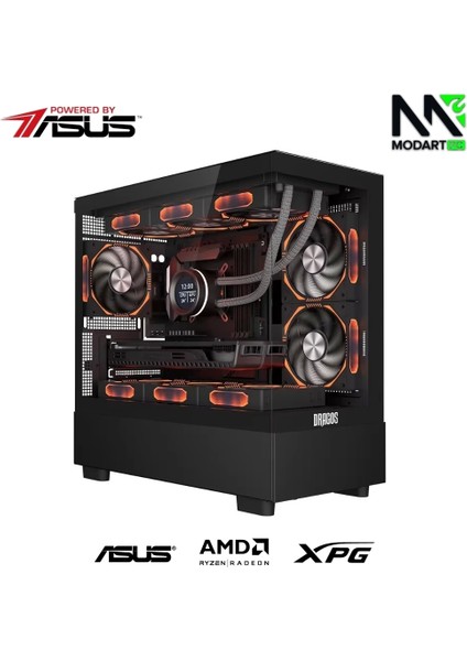 Modart-V4 Ryzen 5 5600 16GB Ddr4 512GB Nvme Radeon Rx 7600XT 16GB Gaming Hazır Sistem Tavsiyesi
