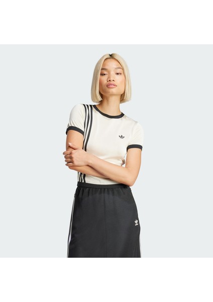 Originals JJ0961 Knitted 3-Stripes Short Tee
