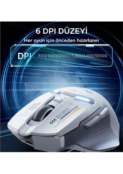 Mefa Ösinphıc In9 Kablosuz Oyun Faresi, Gerçek Üç Modlu Bluetooth/tip-Cwired/2.4g Kablosuz MOUSE,10000 Dpl