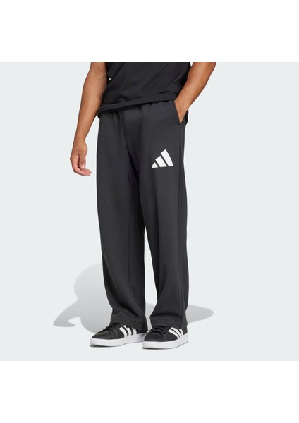 Sportswear JF3604 Essentials Wide Leg 3 Bar Logo Pants