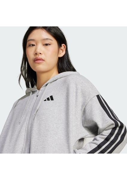 Sportswear JE0055 Essentials 3-Stripes French Terry Full-Zip Hoodie fırsatları