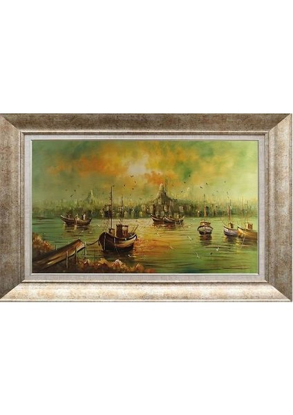 Gümüş Çerçeveli Paspartulu Tablo NN1043