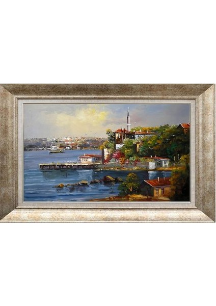 Gümüş Çerçeveli Paspartulu Tablo NN424