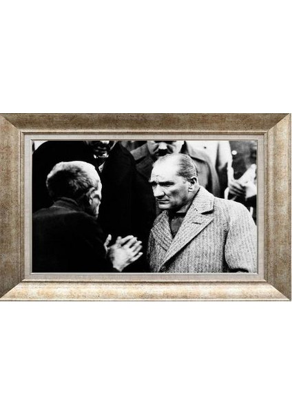 Gümüş Çerçeveli Paspartulu Tablo NN76