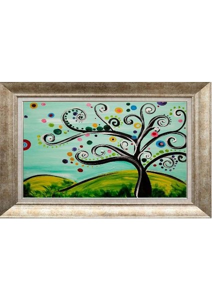 Gümüş Çerçeveli Paspartulu Tablo NN1902