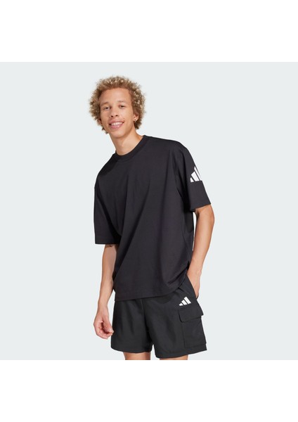 Sportswear JF3615 Essentials Loose Fit 3 Bar Logo Tee
