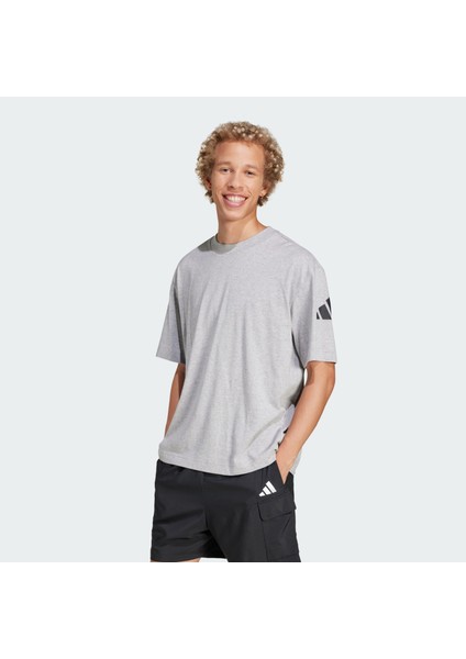 Sportswear JF3618 Essentials Loose Fit 3 Bar Logo Tee