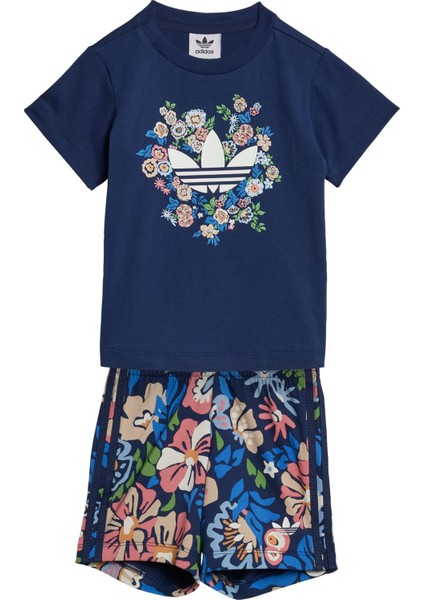 Originals JC8012 Adidas Originals x Liberty London Shorts And Tee Set Kids modelleri