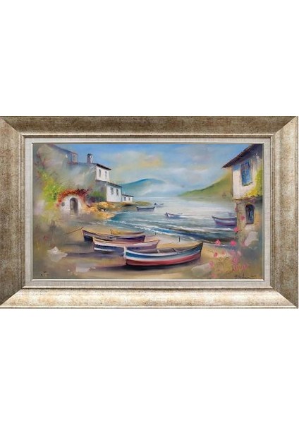 Gümüş Çerçeveli Paspartulu Tablo NN990