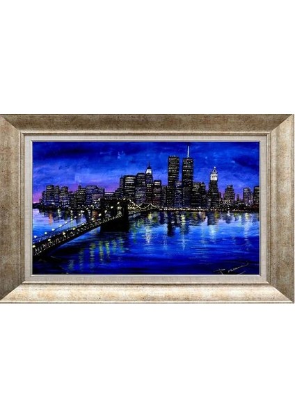 Gümüş Çerçeveli Paspartulu Tablo NN1066