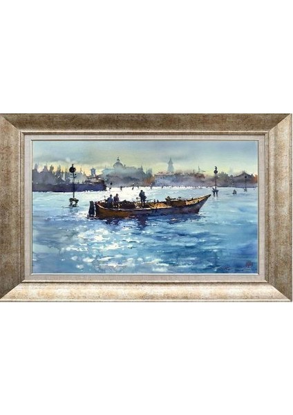 Gümüş Çerçeveli Paspartulu Tablo NN1851