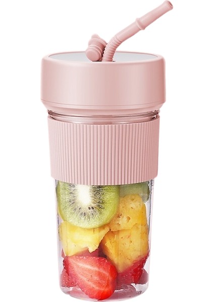 Meyve Sıkacağı Suyu Bardağı Doğa Sporları Taşınabilir Meyve Sıkacağı Blender Suyu Ezme Buz Pişirici El Mini Meyve Suyu Bardağı Blender Bardağı (Yurt Dışından)