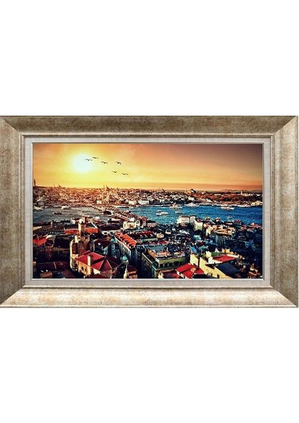 Gümüş Çerçeveli Paspartulu Tablo NN1946