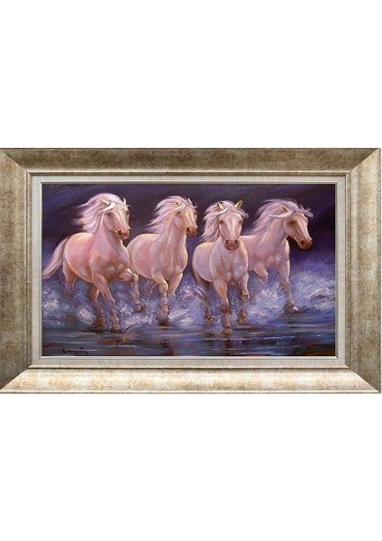 Gümüş Çerçeveli Paspartulu Tablo NN2488