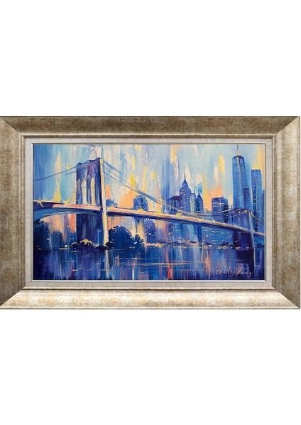 Gümüş Çerçeveli Paspartulu Tablo NN1389