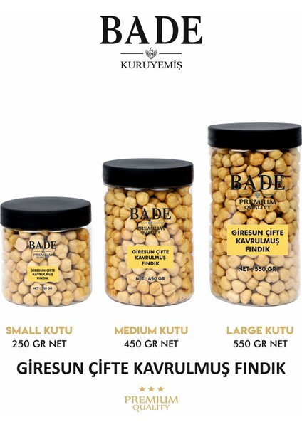 Çifte Kavrulmuş Fındık Giresun Iri Boy 550 Gr.
