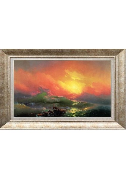 Gümüş Çerçeveli Paspartulu Tablo NN2714