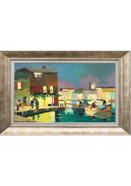 Gümüş Çerçeveli Paspartulu Tablo NN1169