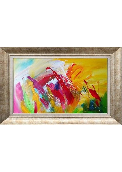 Gümüş Çerçeveli Paspartulu Tablo NN2635