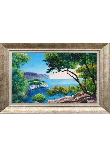 Gümüş Çerçeveli Paspartulu Tablo NN2758