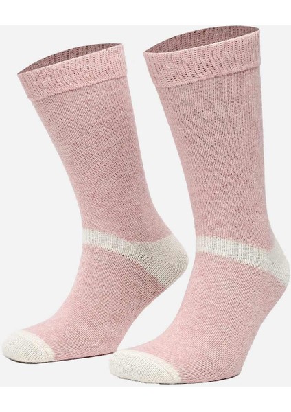 Erkek Alpaka Yünü Tekli Pembe Soket Çorap M 3090 P