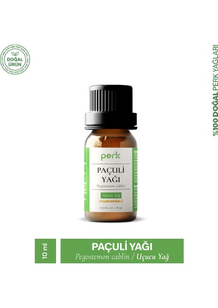 %100 Doğal Paçuli Uçucu Yağı 10 ml