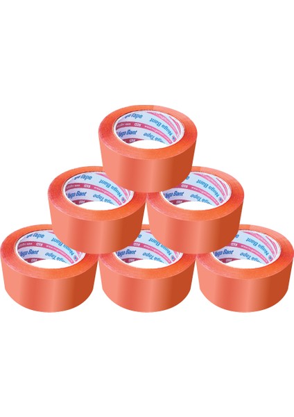 Koli Bandı Renkli (6ADET) Turuncu 45MMX100METRE