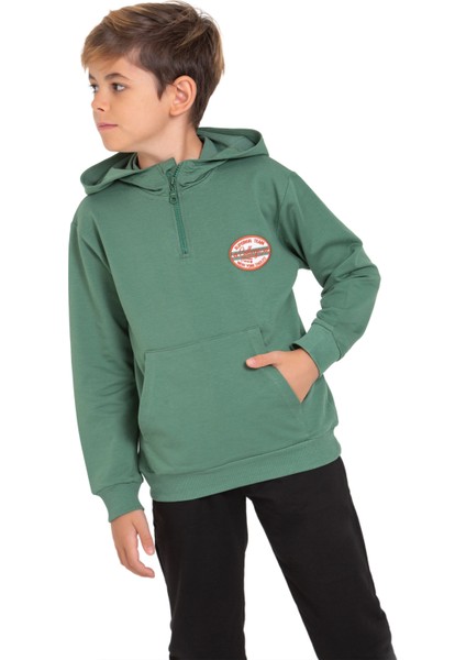 Superior Team Nakışlı Fermuarlı Sweat 54405