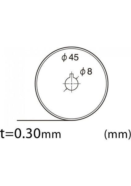 BR-45P Nt Cutter Japon 45MM Yuvarlak Bıçak Rulet Disk Kumaş Kesici Yedek Bıçağı