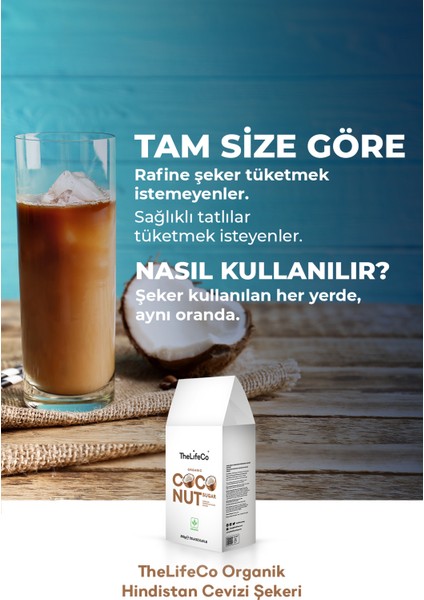 Doğal Şeker Alternatifleri - Organik Hindistan Cevizi Şekeri 300g + Organik Agave Şurubu 330g indirimleri