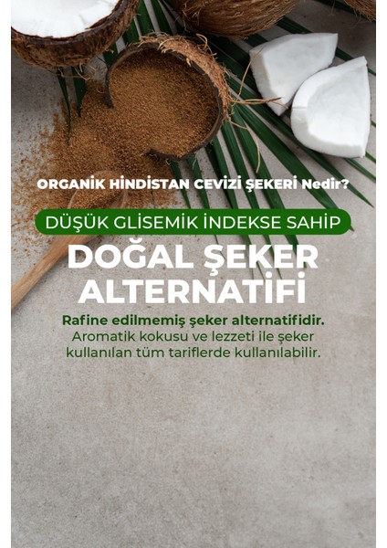 Doğal Şeker Alternatifleri - Organik Hindistan Cevizi Şekeri 300g + Organik Agave Şurubu 330g